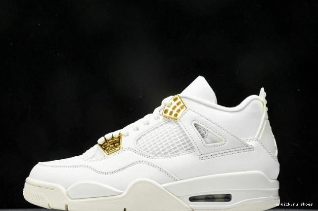 Cheap Gold AQ9129-170 Retro Metallic Jordan 4 0822